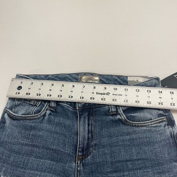 NWT Kut From The Kloth Destroyed Reese Ankle Straight Leg Denim Jeans Size 2 New - Picture 3 of 10